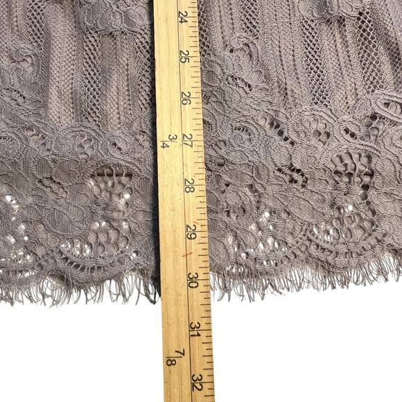 Paper + Tee Lace Sleeveless Lined Top Women’s Plus Size 2X Keyhole Back - Picture 9 of 10